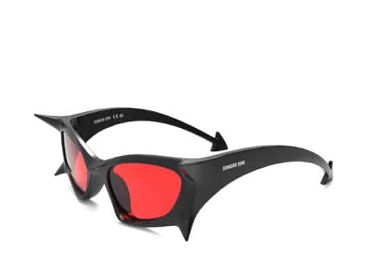 SONGADON Devil Horns Sunglasses Red side view