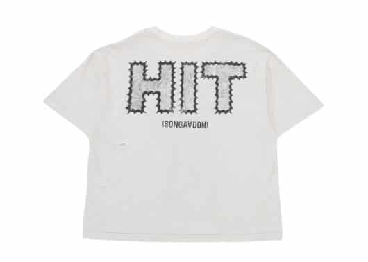SONGADON Hit Tee White back view