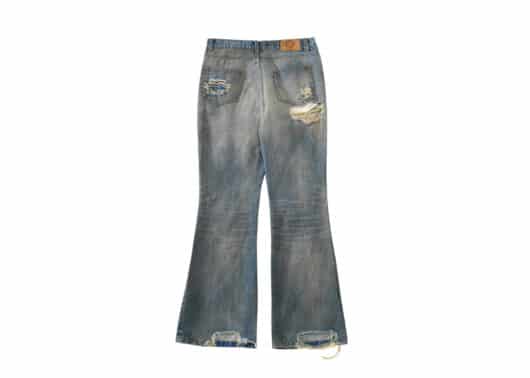 SONGADON Ripped Jean Blue back view