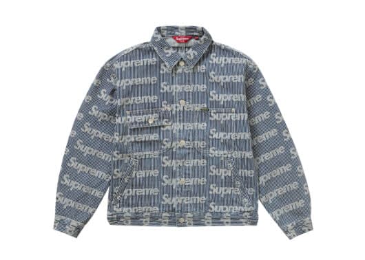 Supreme Denim Chore Trucker Jacket Stripe