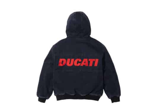 Supreme Ducati Hooded Work Jacket Black - Image 2