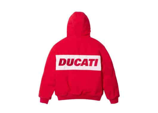Supreme Ducati Hooded Work Jacket Red - Image 2