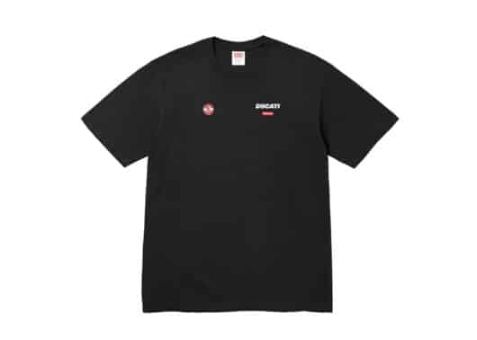 Supreme Ducati Logo Tee Black - Image 2