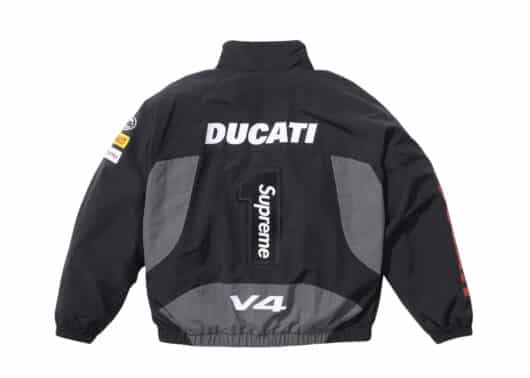 Supreme Ducati Track Jacket Black - Image 2