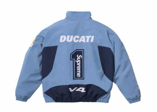 Supreme Ducati Track Jacket Light Blue - Image 2