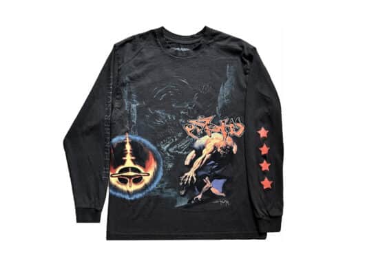 Travis Scott Utopia Sounds Circus Maximus Tour III L/S Tee Black