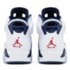 Air Jordan 6 Retro Olympic (2024) Back view