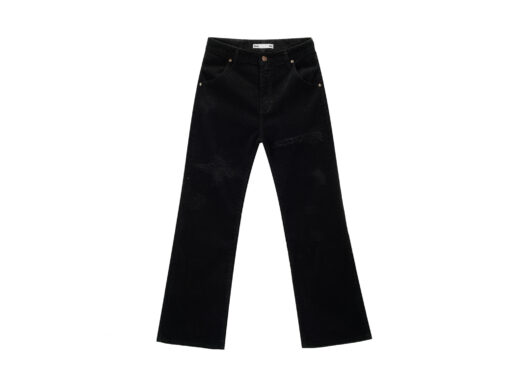 Matin Kim Corduroy Damaged Pants Black PT003