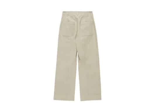 Matin Kim Double Zipper Chino Pants Beige PT026 back view
