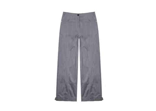 Matin Kim Stitch Detailed Trucker Pants Grey PT007 Front view