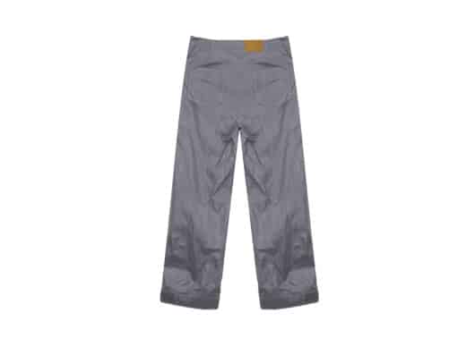 Matin Kim Stitch Detailed Trucker Pants Grey PT007 back view