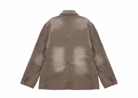 Matin Kim Washed Denim Blazer (W) Brown DJ004 - Image 2