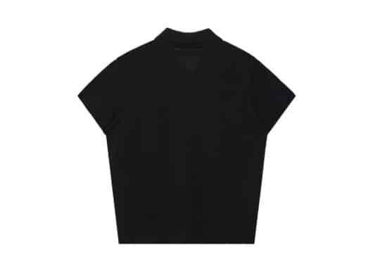 Rest & Recreation Light Polo Top Black back view