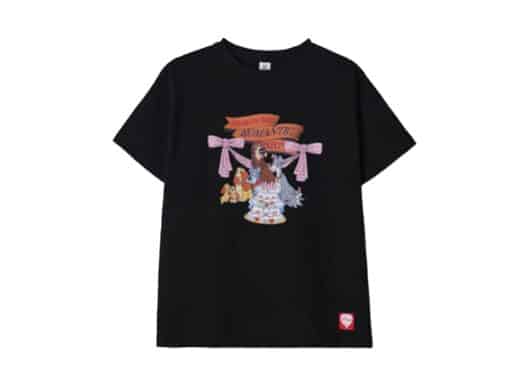 Ronron Romantic Party Basic Fit Tee Black