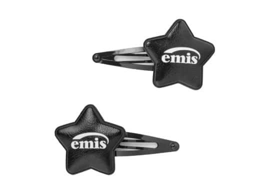 Emis Star Hairpin Black Front View