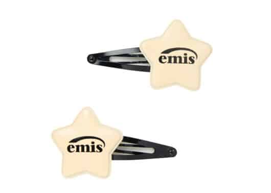 Emis Star Hairpin Cream Front View