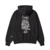 LMR Symbol Logo Drawing Lettering Hoodie Black Back View