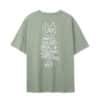 LMR Symbol Logo Drawing Lettering Tee Khaki back View