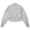 Low Classic Leather Jacket Silver Back View