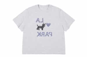 Low Classic Love Park Tee Light Grey Front View