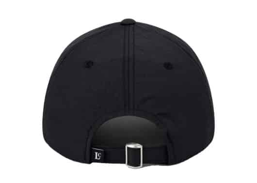 Low Classic Nylon Cap Black:Navy Back View