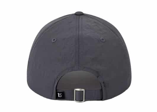 Low Classic Nylon Cap Charcoal Back View