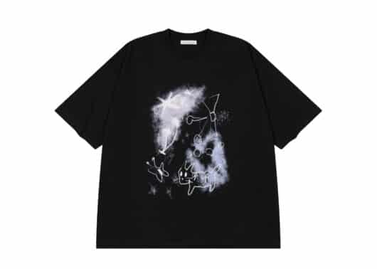 Low Classic Park Oversized Tee Black Front View