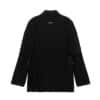 Matin Kim Side Cut Detail Jacket Black JK006 Back View