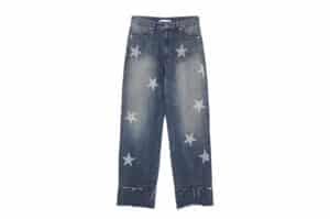 Matin Kim Starlight Washed Denim Pants Blue DN012
