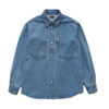 The Barnet French Riviera Denim Shirt Blue Front View