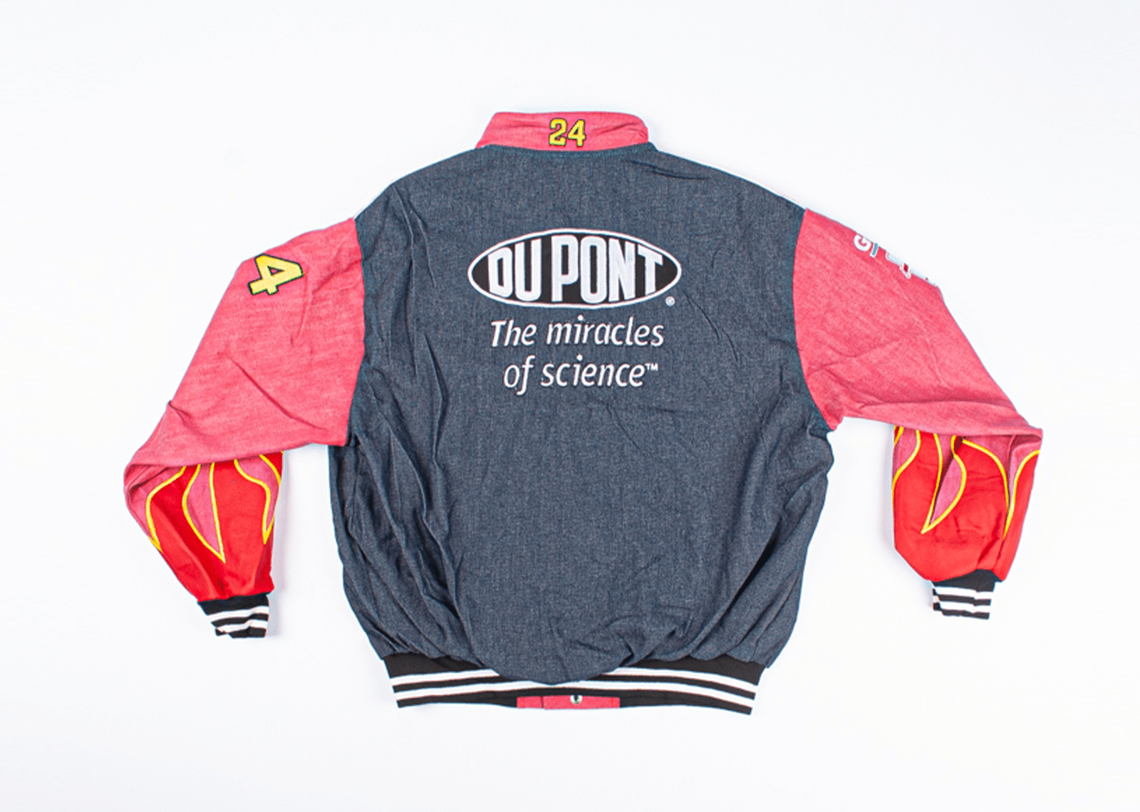 Buy KICKSTW Hand-Picked DuPont Vintage Racing Jacket Denim Red (Remake ...