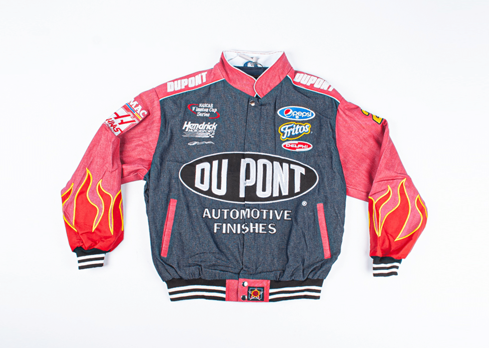 Buy KICKSTW Hand-Picked DuPont Vintage Racing Jacket Denim Red (Remake ...