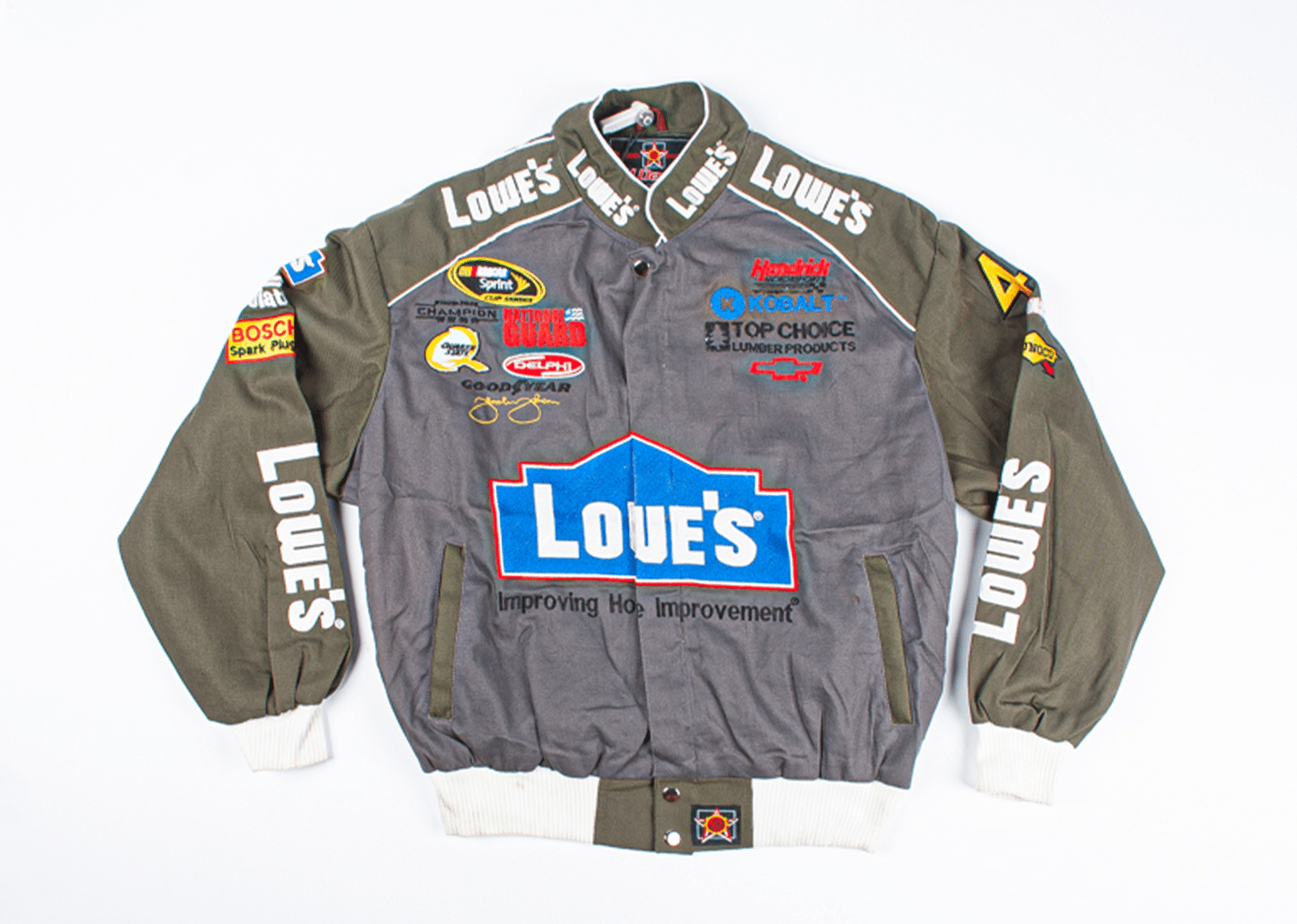 Buy KICKSTW Hand-Picked Lowe's Vintage Racing Jacket Grey Olive (Remake ...