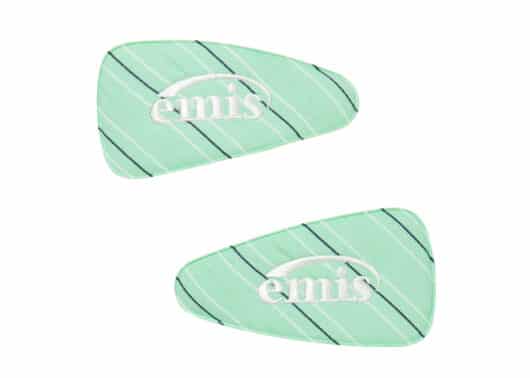Emis Glitter Stripe Wide Hairpin Green