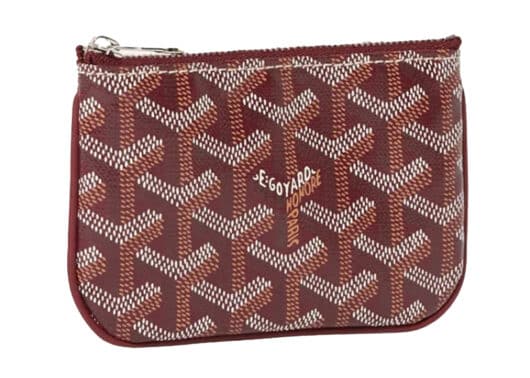 Goyard Senat Nano Key Pouch Burgundy