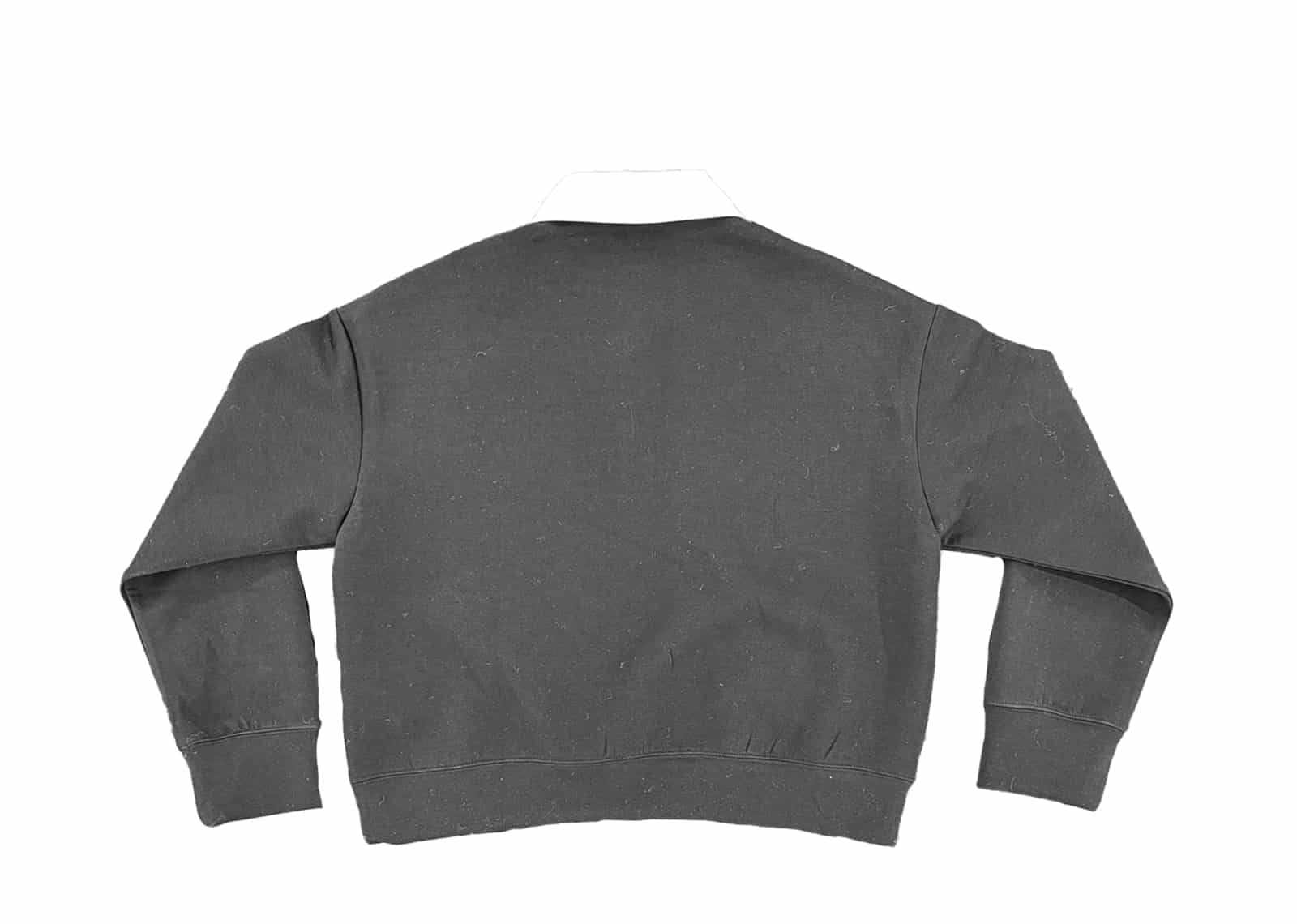 NEOPRENE CROPPED SHIRT PIQUET FLOWER_BLACK IVORY - MARDI