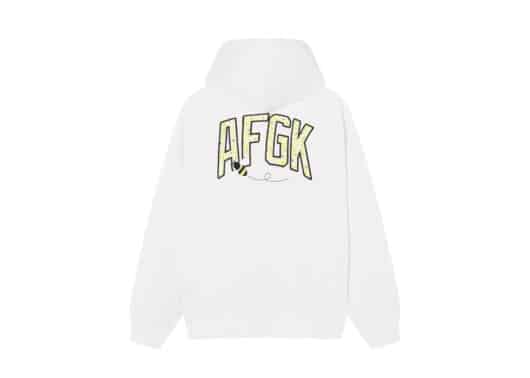 A Few Good Kids Bee Logo Zip Up Hoodie White