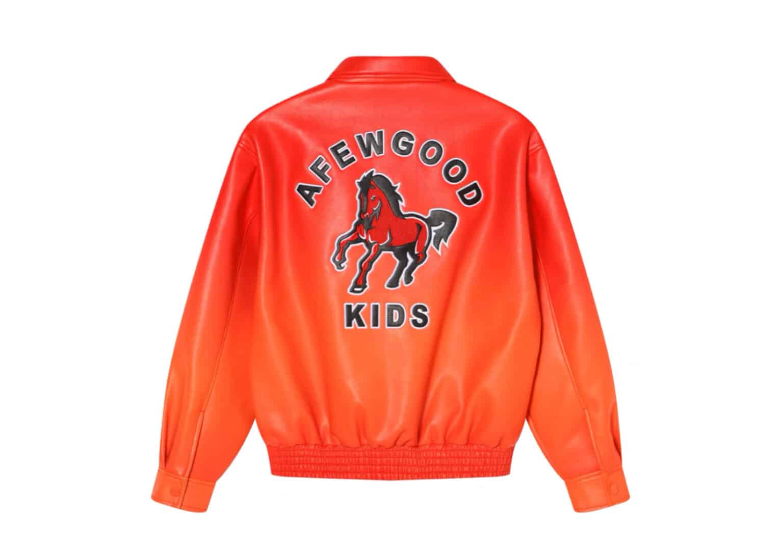 Buy A Few Good Kids Dark Horse Return Leather Jacket Orange Online in