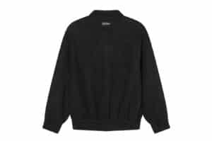 A Few Good Kids Embossed 3D Logo Suede Jacket Black
