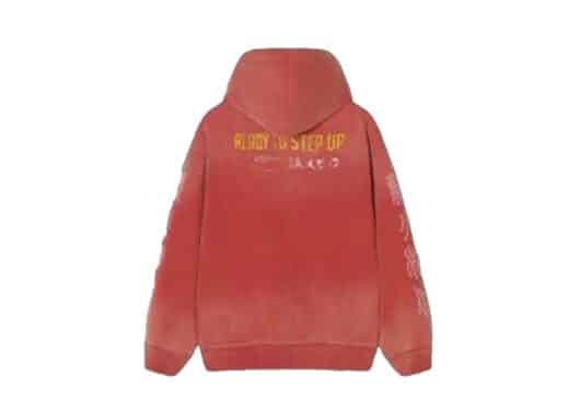 A Few Good Kids x Clot Fade Zip Hoodie Washed Red - Image 2