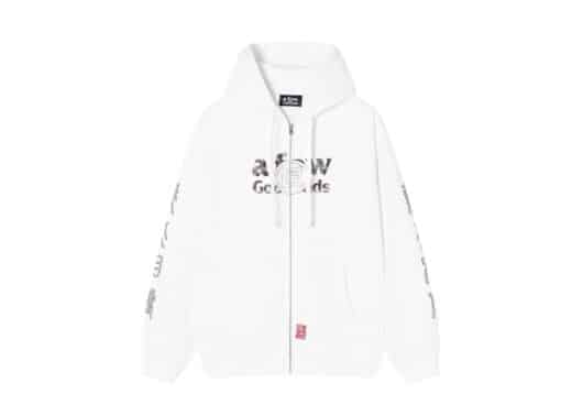 A Few Good Kids x Clot Fade Zip Hoodie White