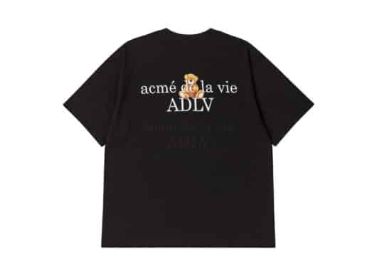 ADLV Bear Doll Basic Logo Tee Black
