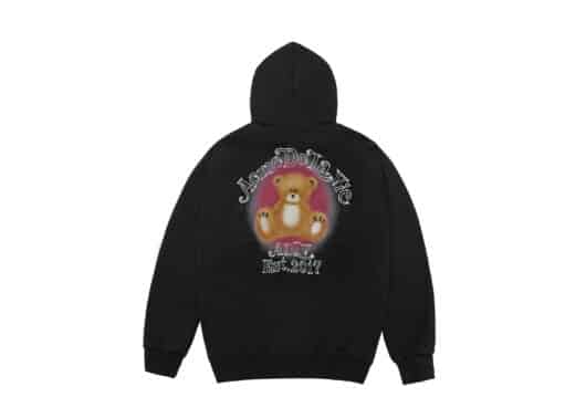 ADLV Blur Sketch Bear Hoodie Black
