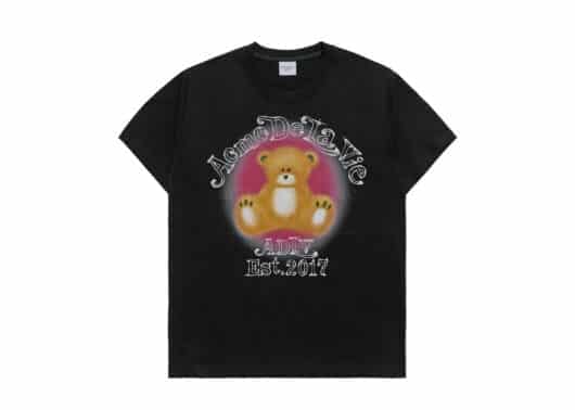 ADLV Blur Sketch Bear Tee Black