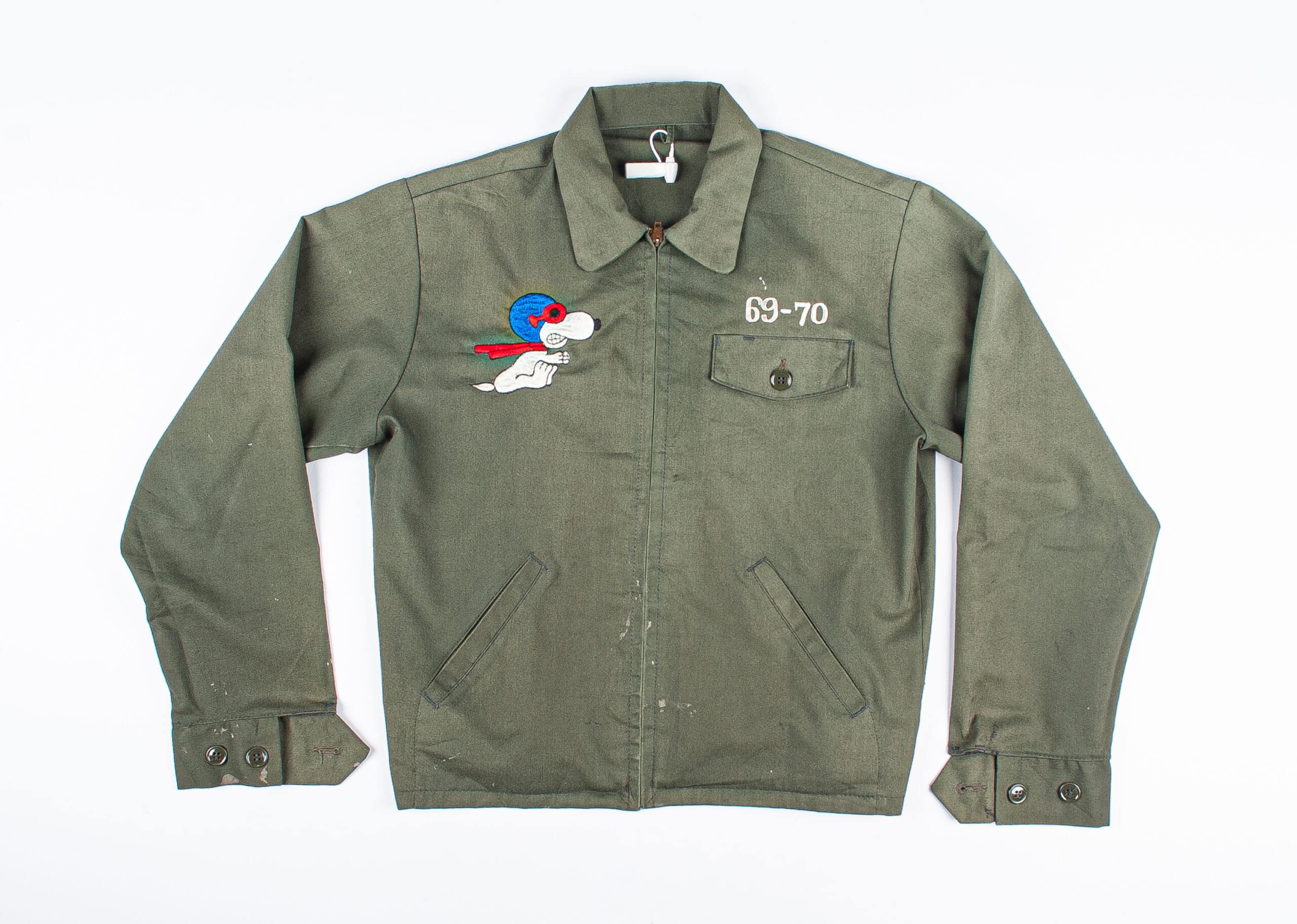 PEANUTS SNOOPY TOP DOG TOP GUN PARODY BLUE JERZEES XL 9492