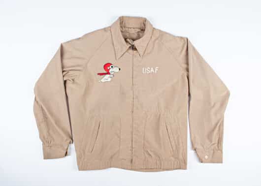 KICKSTW Curated Snoopy Flying Ace Vintage Souvenir Jacket Khaki (Remake) No.7 - Image 2