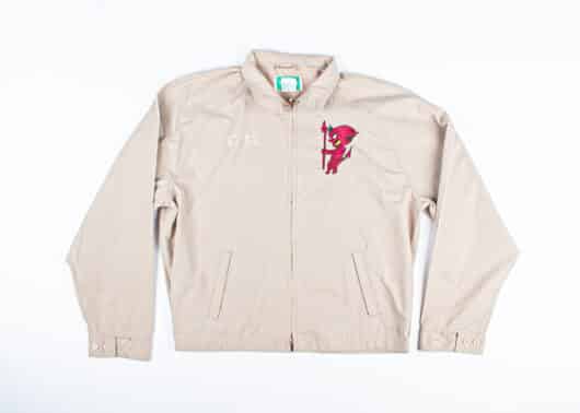KICKSTW Curated Devil Vintage Souvenir Jacket Light Beige (Remake) No.4 - Image 2