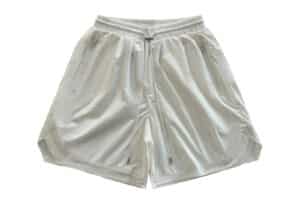 Haonanhuang Nylon Double-sided Boxing Shorts White H319