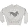 Mardi Mercredi DDANJI Crewneck Grey White