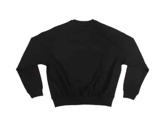 Mardi Mercredi FlowerMardi Needlework Crewneck Black Beige - Image 2
